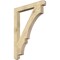 Ekena Millwork Balboa Craftsman Rough Sawn Bracket, Douglas Fir, 4"W x 36"D x 48"H BKT04X36X48BOA04RDF - alternate 1